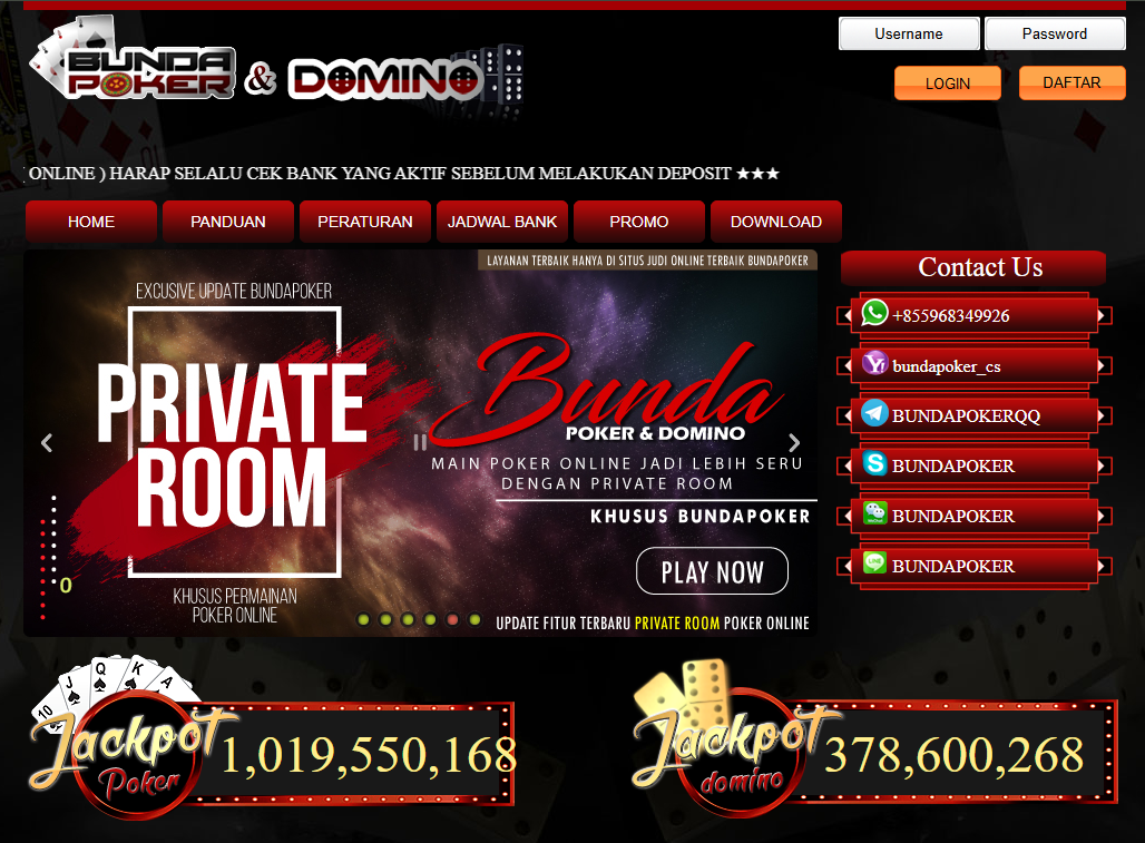 bundapoker&domino